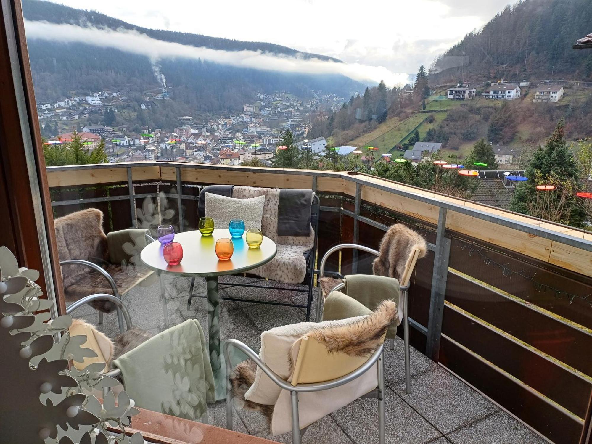 Ferienwohnung Panoramablick Bad Wildbad Kültér fotó